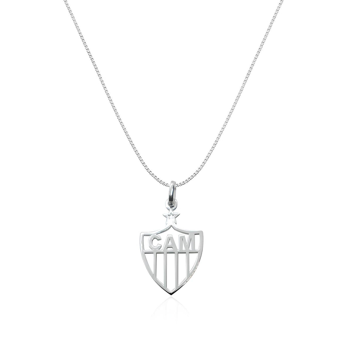 Colar atlético mineiro vazado
