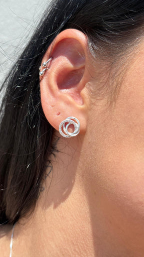 Conjunto argolas entrelaçadas