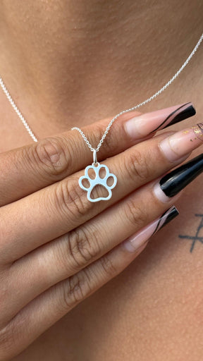 Colar patinha pet